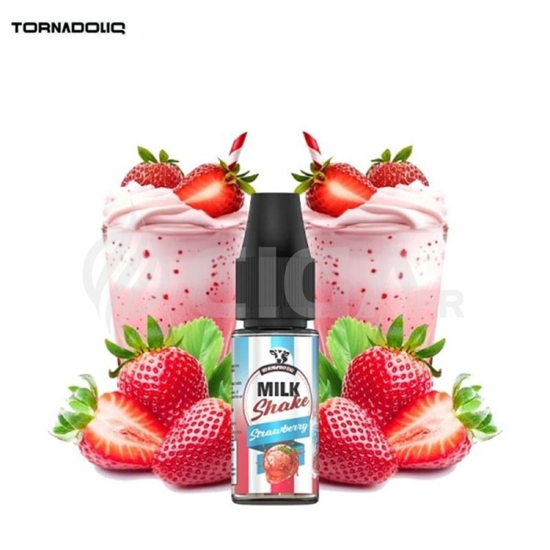 Strawberry Milkshake 10ml Sel de Nicotine - Tornadoliq Strawberry Milkshake 10ml Sel de Nicotine - Tornadoliq