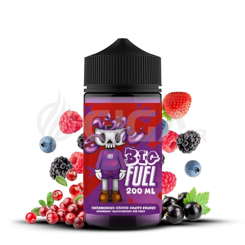 Cranberries - Cassis - Fruits rouges 200ml - BIG FUEL de Maison Fuel Cranberries - Cassis - Fruits rouges 200ml - BIG FUEL de Maison Fuel