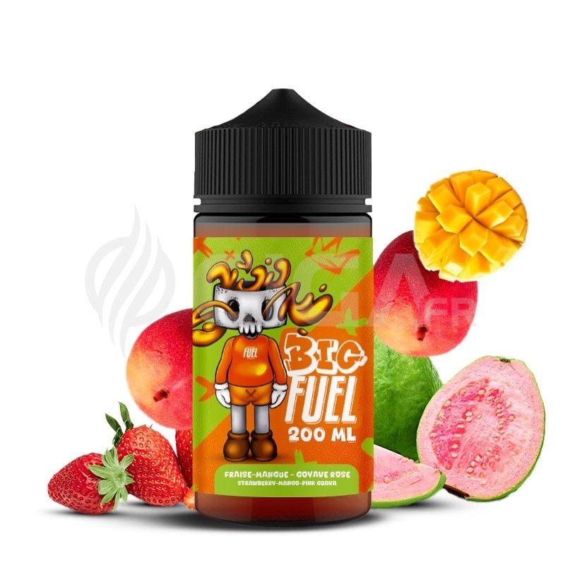 Goyave - Fraise - Mangue 200ml - BIG FUEL de Maison Fuel Goyave - Fraise - Mangue 200ml - BIG FUEL de Maison Fuel