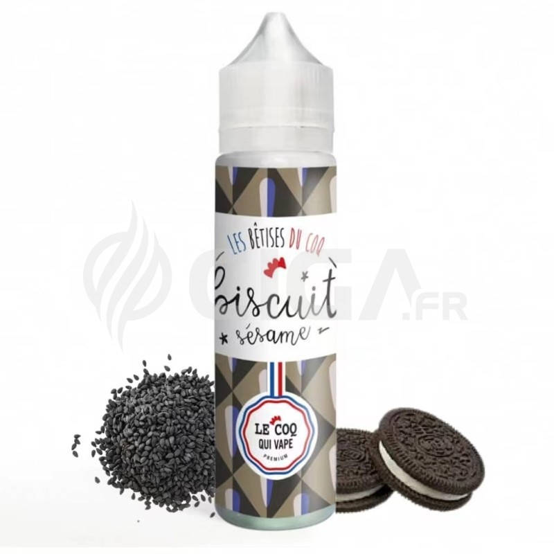 Biscuit Sésame 50ML - Les Bêtises du Coq Biscuit Sésame 50ML - Les Bêtises du Coq