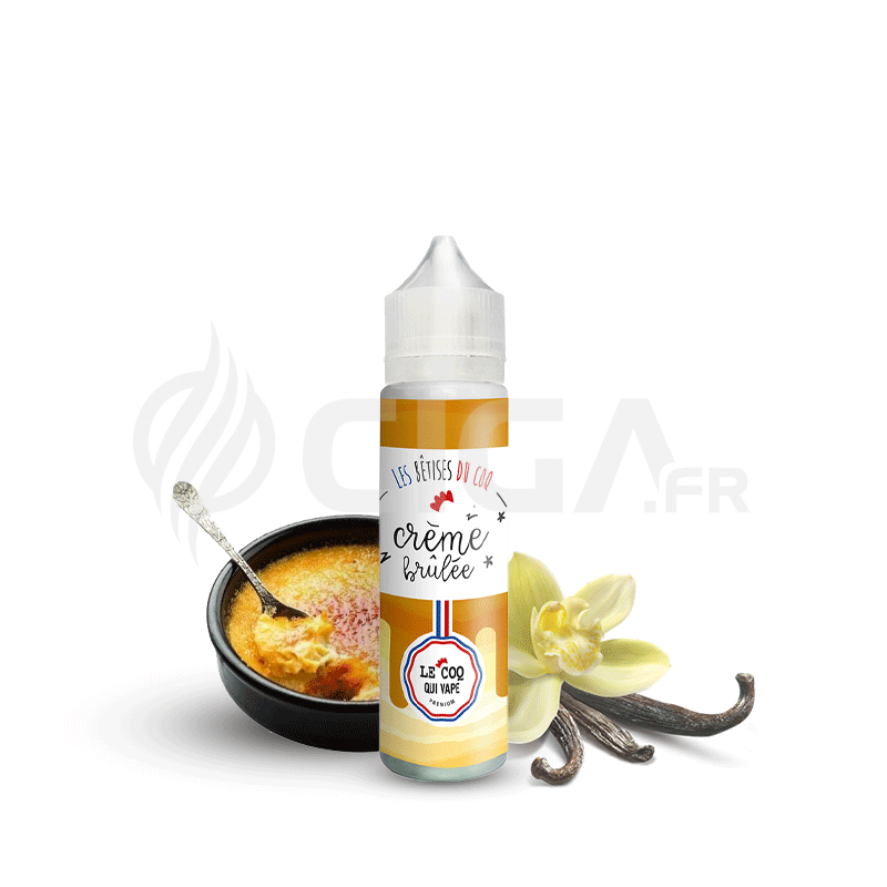 Crème Brûlée 50ml - Les Bêtises du Coq Crème Brûlée 50ml - Les Bêtises du Coq