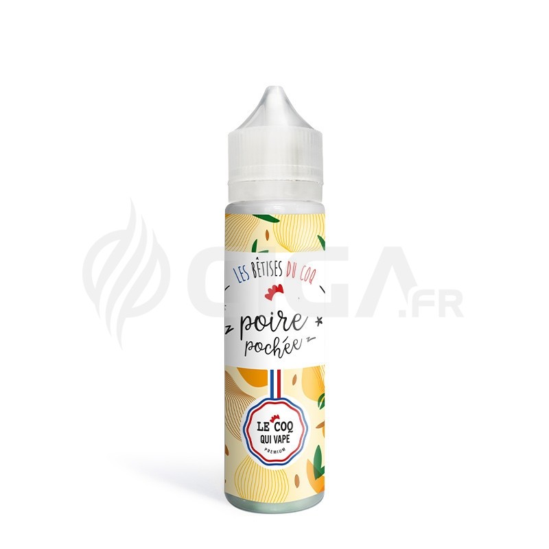 Poire Pochée 50ml - Les Bêtises du Coq Poire Pochée 50ml - Les Bêtises du Coq