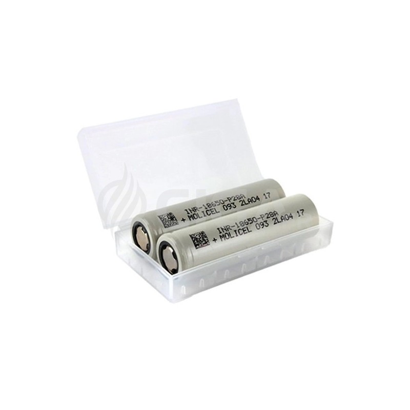 Accus 18650 P28A 2800mAh 35A (2pcs) - Molicel
