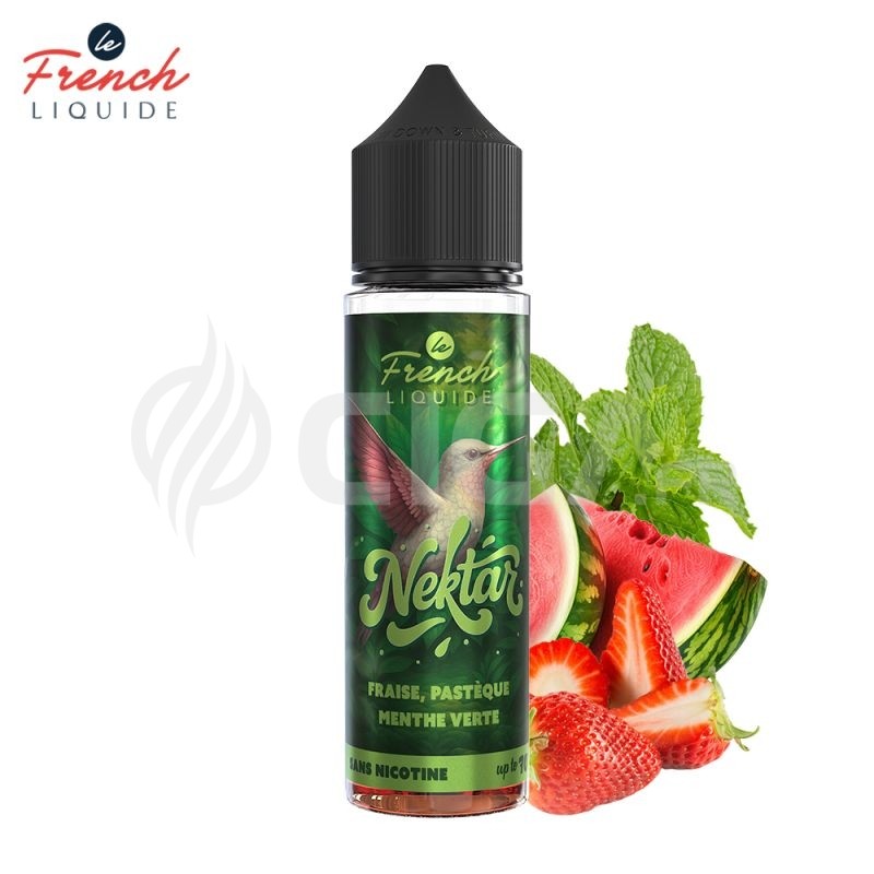 Fraise Pastèque Menthe Verte 50ml - Nektar by Le French Liquide