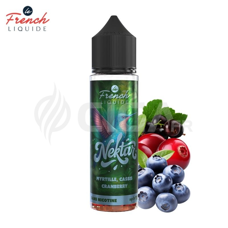 Myrtille Cassis Cranberry 50ml - Nektar by Le French Liquide Myrtille Cassis Cranberry 50ml - Nektar by Le French Liquide