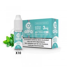 Ecobox Menthe 10x10ml - Alfaliquid