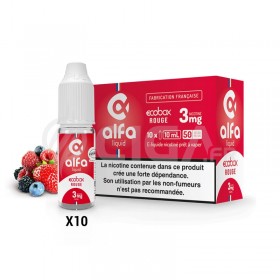 Ecobox Rouge 10x10ml - Alfaliquid
