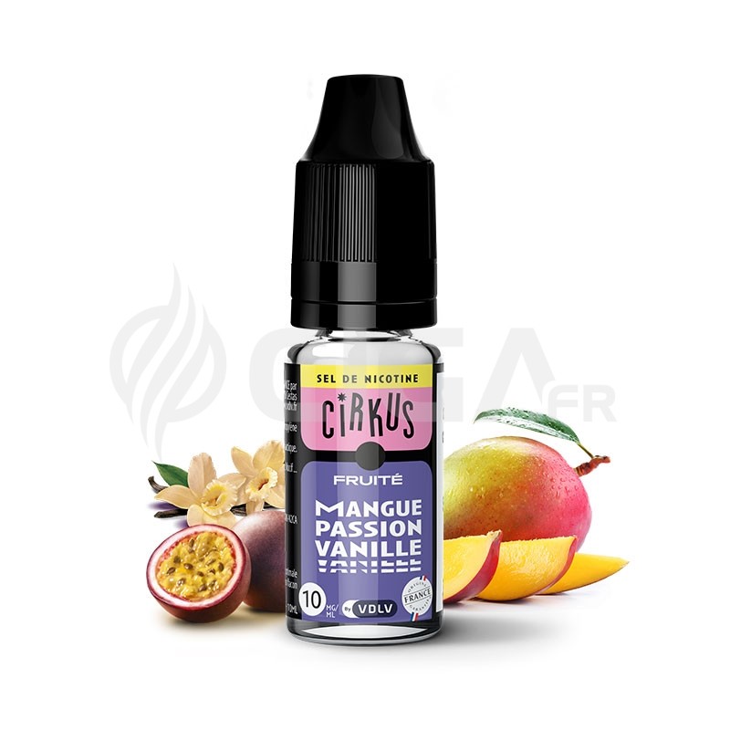 Mangue Passion Vanille - Cirkus Sel de Nicotine