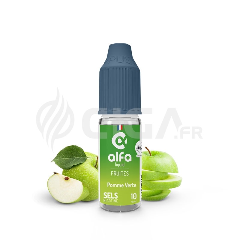 Pomme Verte - Alfaliquid Sels de nicotine