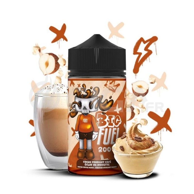 Coeur Fondant Café - Éclat de Noisette 200ml - BIG FUEL de Maison Fuel