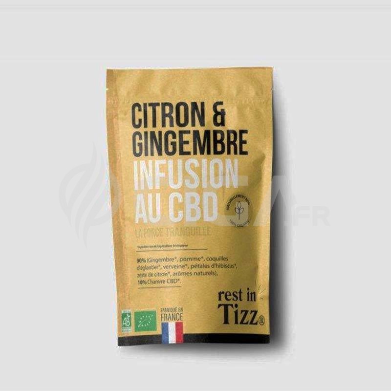 Citron Gingembre by TIZZ® - Infusion BIO au CBD
