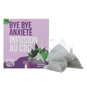 Infusette BIO au CBD - Bye Bye Anxiété by TIZZ®