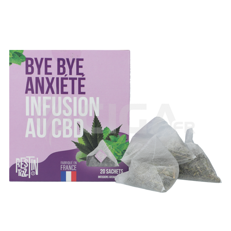 Infusette BIO au CBD - Bye Bye Anxiété by TIZZ®