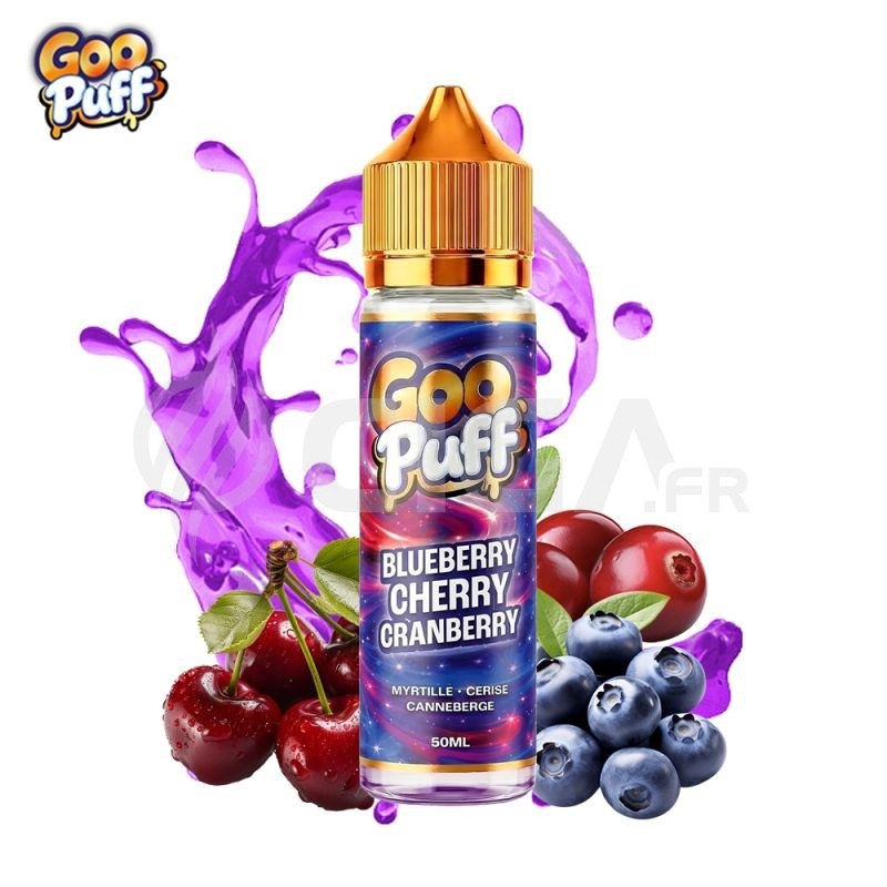 Blueberry Cherry Cranberry 50ml - Goo Puff