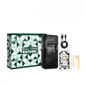 Mod Rayden 220 Full Black - BD Vape