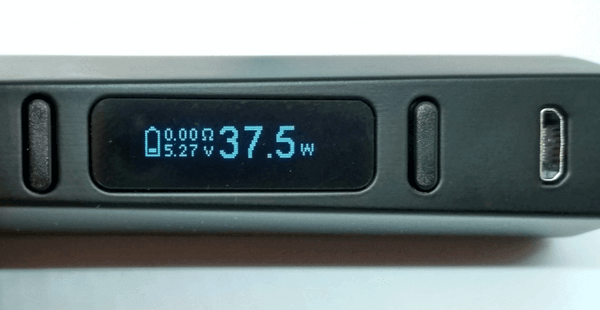 écran et mode de l'Aster 75W TC