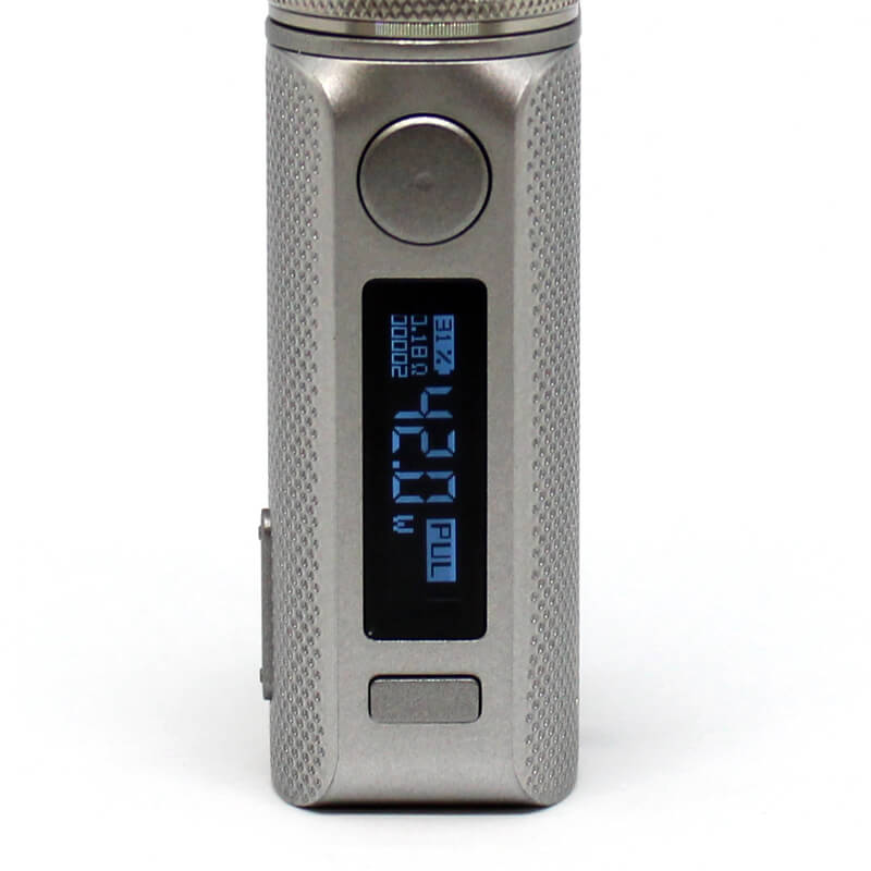 Vue de l'écran et du chipset de la box Swag 2 de Vaporesso