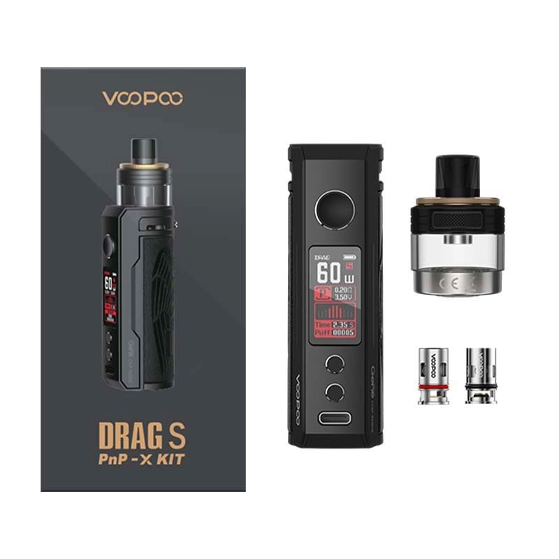 Contenu du Kit Drag S Pnp-X de Voopoo.