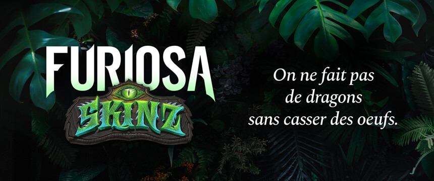 Présentation produit du eliquide Caraka de la gamme Furiosa Skinz de Vape47.