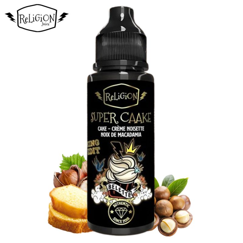 E‑liquide Super Caake King Edition 100 ml Religion Juice