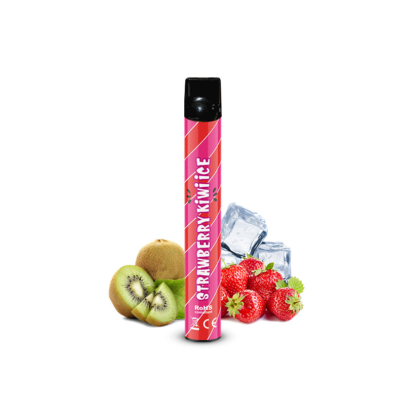 Cigarette électronique jetable Wpuff Strawberry Kiwi Ice par le fabricant français Liquideo.