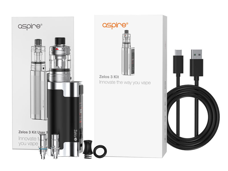 Contenu du Kit Zelos 3 de Aspire.