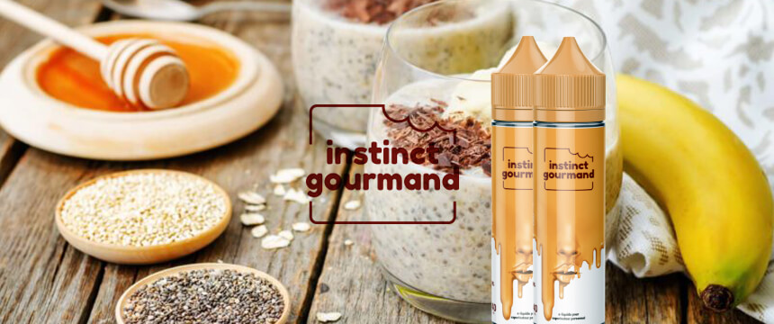 Instinct gourmand de Alfaliquid avec le Honey and Milk en grand format.
