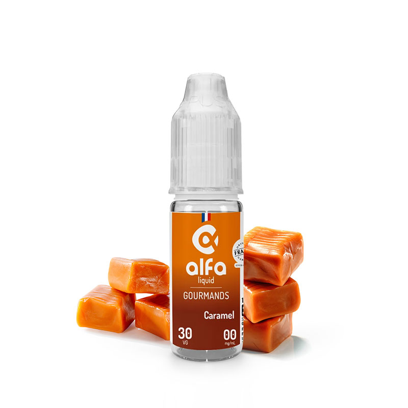 E-liquide Caramel 10 ml - Alfaliquid (Gourmands)