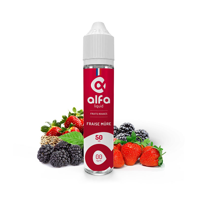 E-liquide Fraise Mûre 50 ml - Alfaliquid