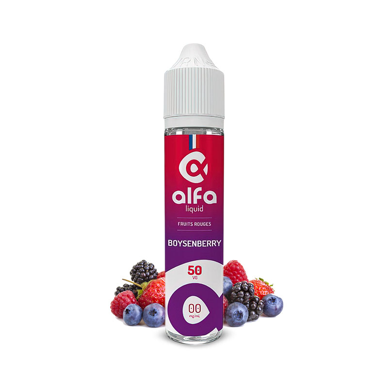 E-liquide Boysenberry 50 ml - Alfaliquid (shortfill 50/50, sans nicotine)