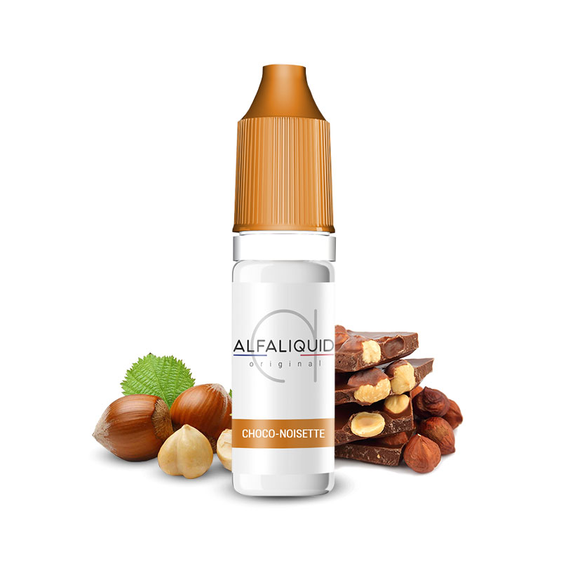 E-liquide Choco Noisette 10 ml de Alfaliquid.