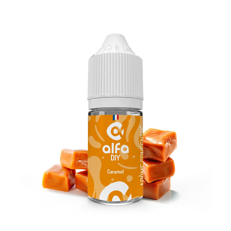 Concentré Caramel - Alfaliquid - 10 ml & 30 ml