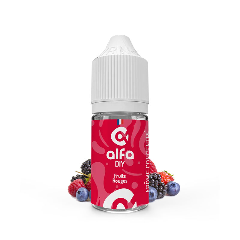 Concentré Fruits Rouges - Alfaliquid - 10 ml & 30 ml