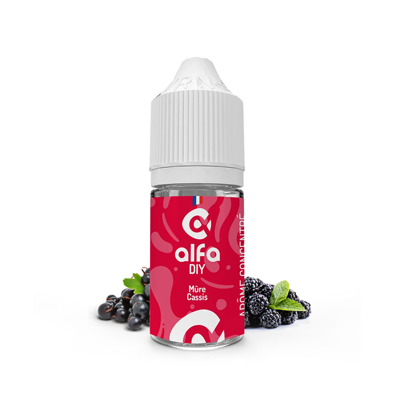 Concentré Mûre Cassis - Alfaliquid - 10 ml & 30 ml