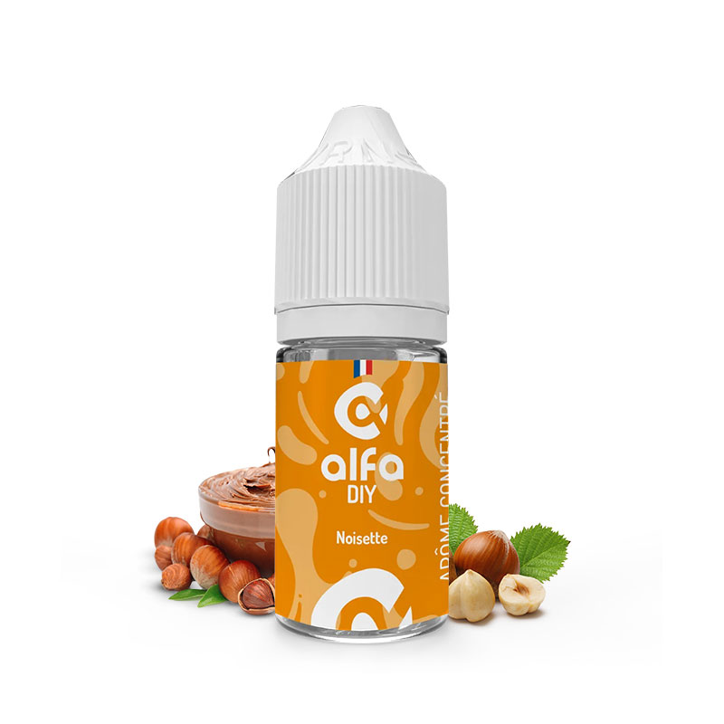 Concentré Noisette - Alfaliquid - 10 ml & 30 ml