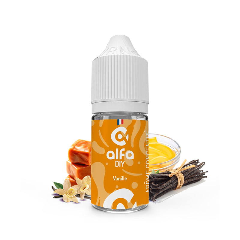 Concentré Vanille - Alfaliquid - 10 ml & 30 ml