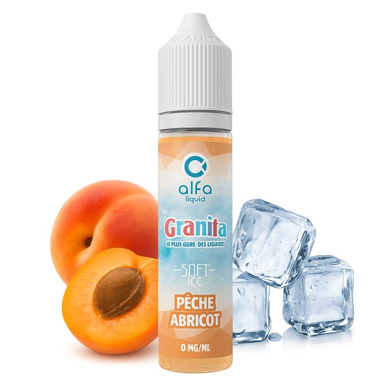 E‑liquide Pêche Abricot 50 ml Alfaliquid Granita Soft
