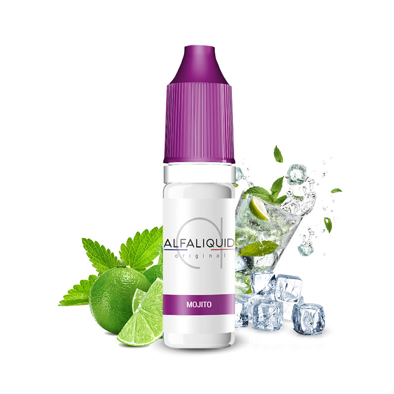 E-liquide Mojito 10 ml de Alfaliquid.