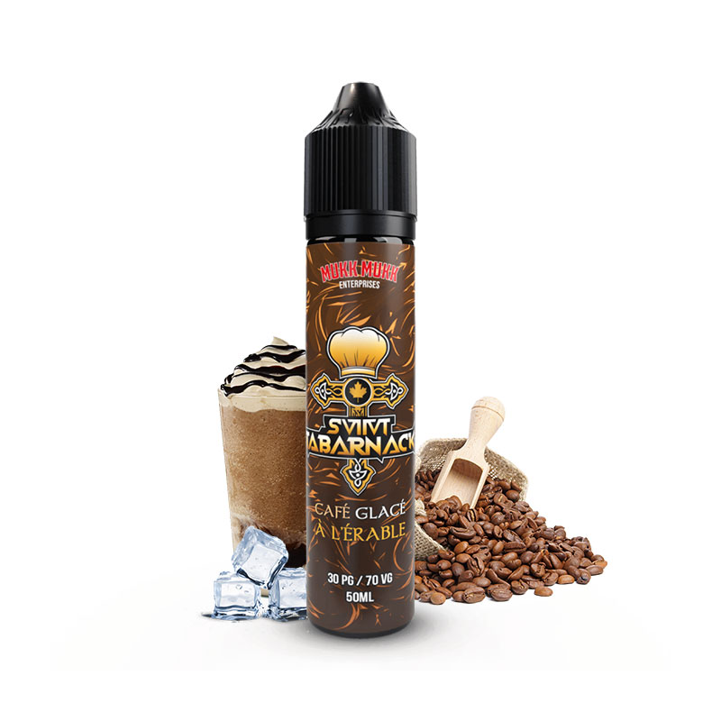 Photo du eliquide Café Glacé Mokka 50ml de la marque canadienne Mukk Mukk Enterprises et produit en France par Alfaliquid.