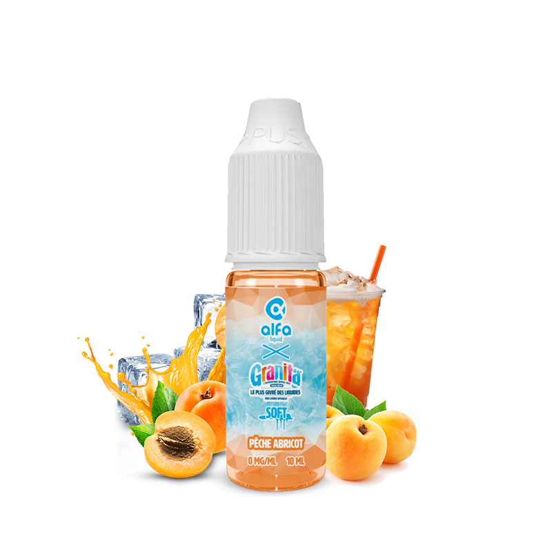 E-liquide Pêche Abricot 10 ml - Granita Soft (Alfaliquid)