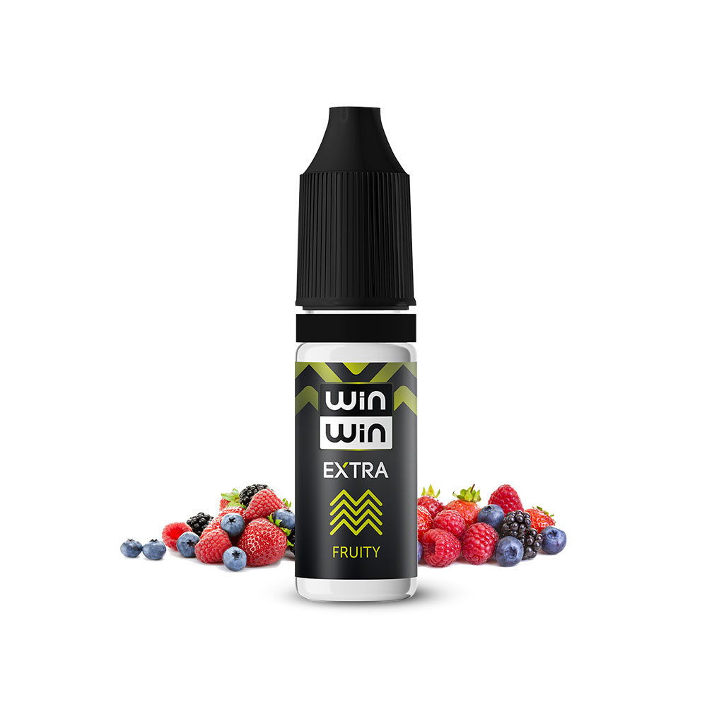 Eliquide Fruity 10ml en sel de nicotine de WinWin Extra par la marque française Alfaliquid.