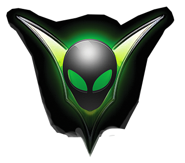 Logo de la marque américaine de eliquide pour le vapotage : Alien Visions.