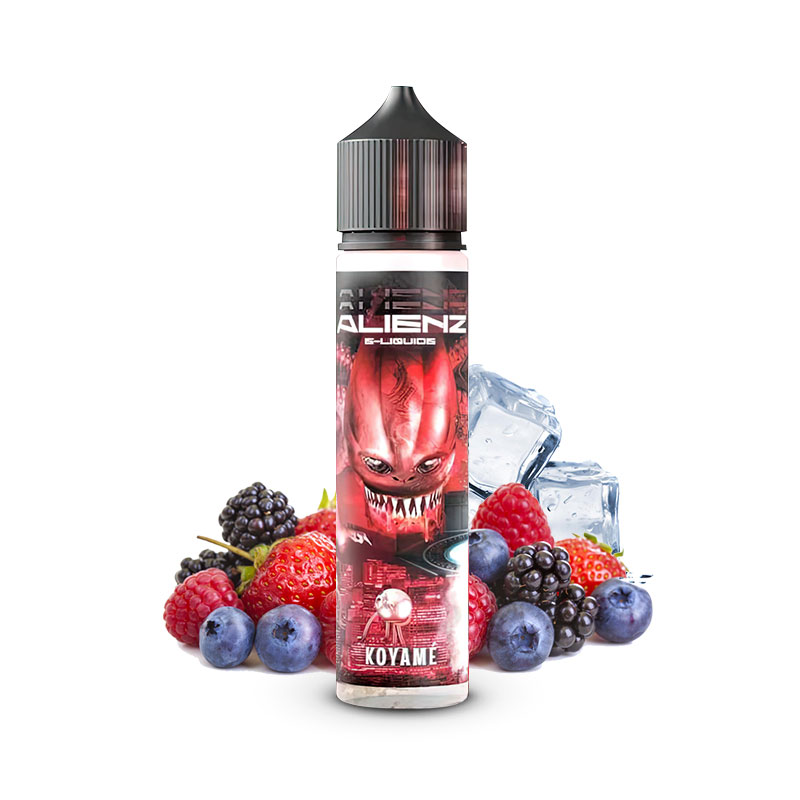 Photo du Nimitz 50 ml, eliquide pour le vapotage de la marque française AlienZ fabriqué en France.