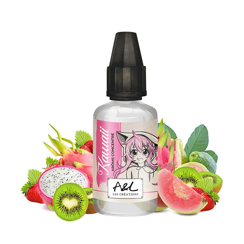 Photo du flacon de l'arôme concentré Kawaii 30ml de la marque Arômes et Liquides fabriqué par Arômes et Liquides.