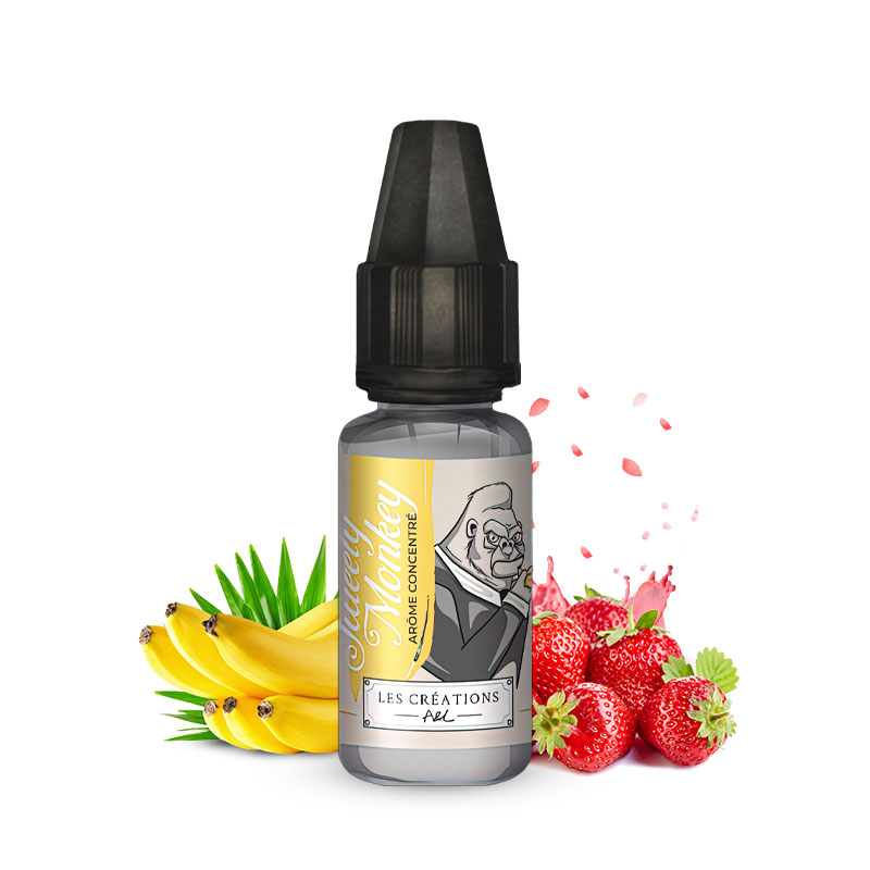 Photo du flacon de l'arôme concentré Sweet Monkey 30ml de la marque Arômes et Liquides fabriqué par Arômes et Liquides.