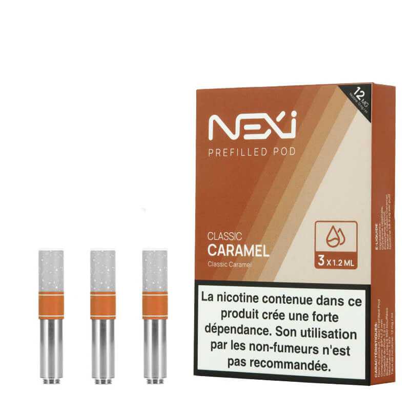 Pack de 3 cartouches Classic Caramel Nexi One - Aspire