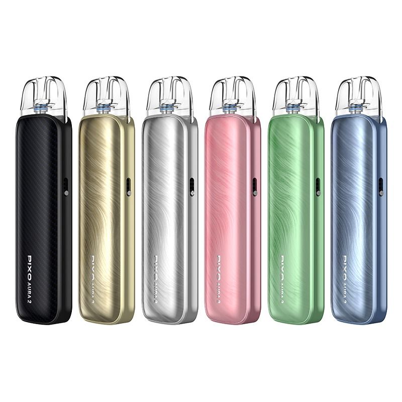 Kit Pixo Aura 2 Aspire pod 1800 mAh compatible cartouches Pixo