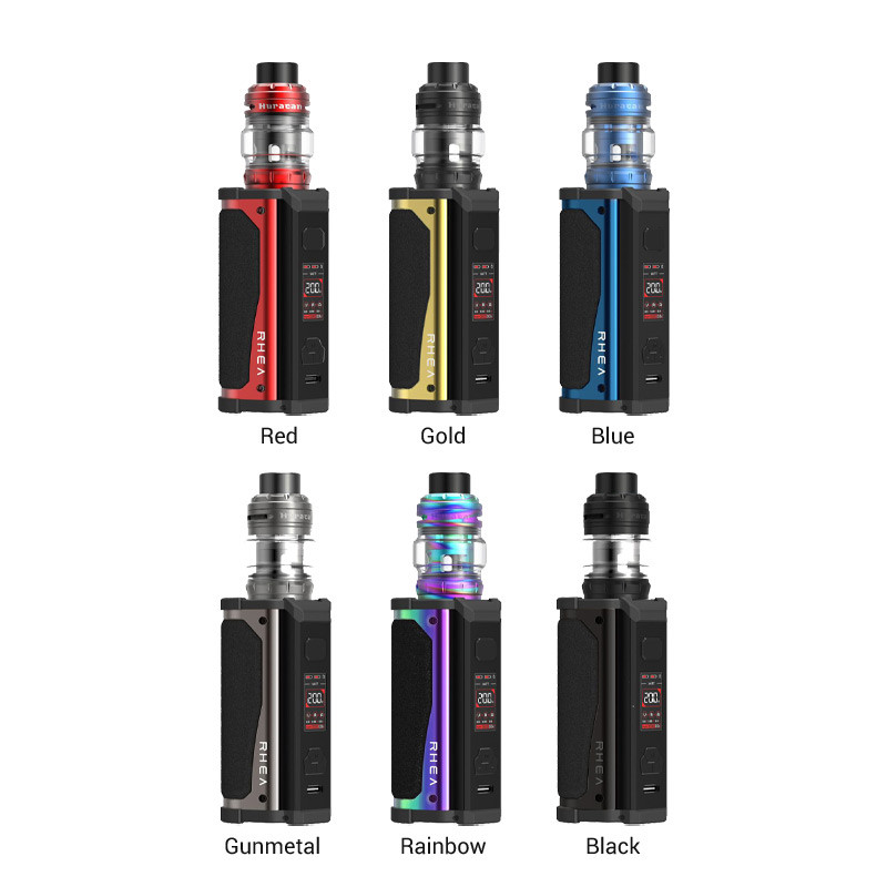 Bannière de présentation des déclinaisons du kit Rhea Dual 200W de Aspire.