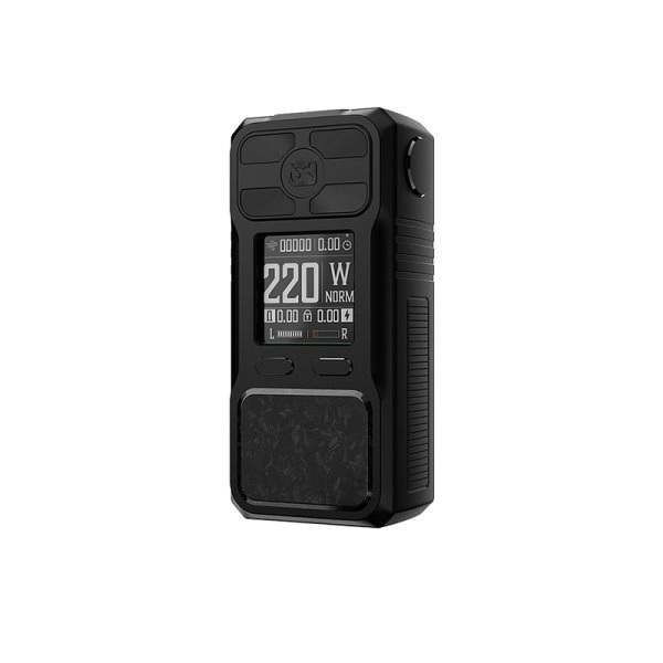 Mod Rayden 220 Full Black BD Vape box double accu 18650 220W