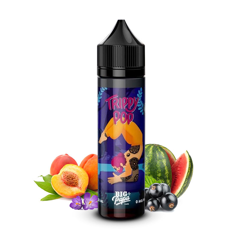 Photo du e-liquide Trippy Pop de la marque française Big Papa.